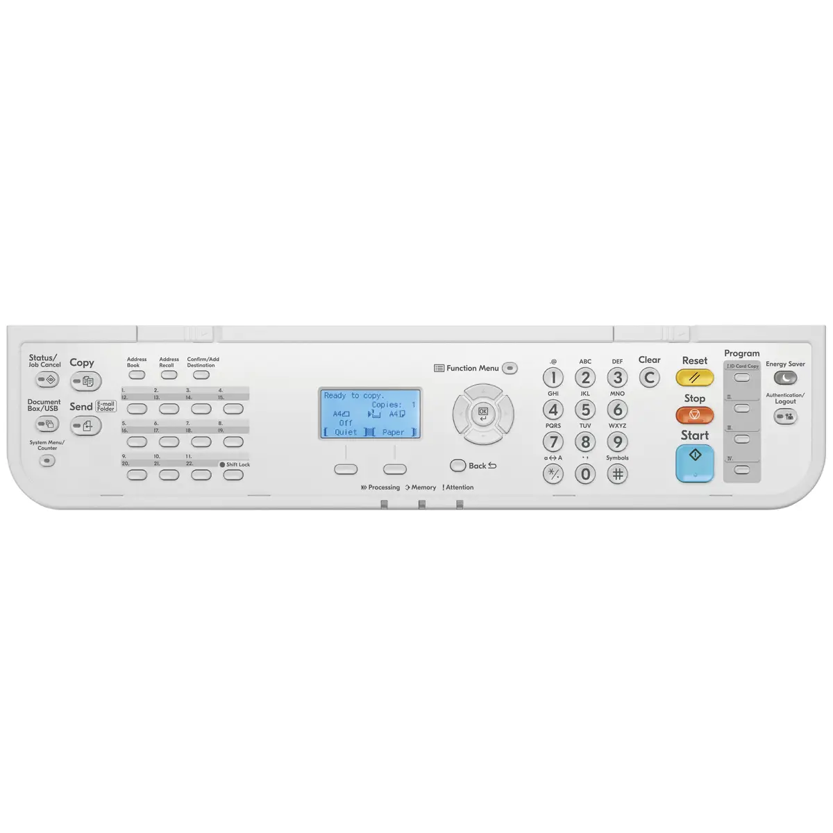 ECOSYS MA4500x Laser Monodruck 1200 x 1200 DPI A4 Direktdruck Schwarz Weiß 1.200 dpi 1.200 dpi 500 Blatt USB 2.0 RJ-45