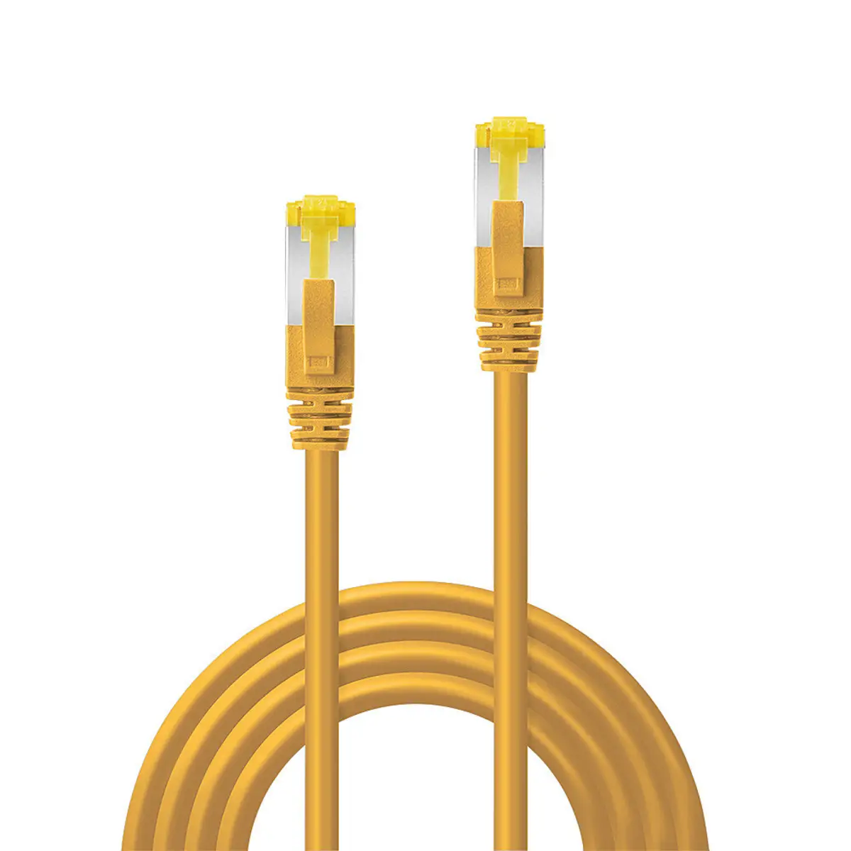 Patchkabel Cat7 Kabel mit Cat 6a Anschlüssen RJ45/RJ45 Stecker/Stecker Gelb 15m