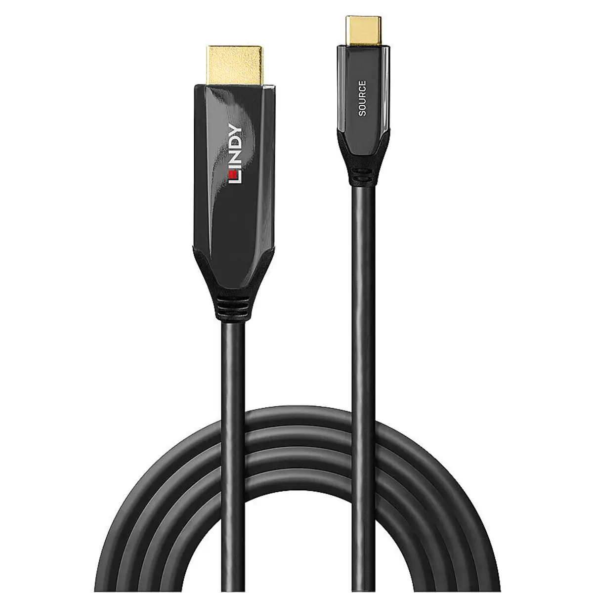 Adapterkabel USB C/HMDI Stecker/Secker Schwarz 3m
