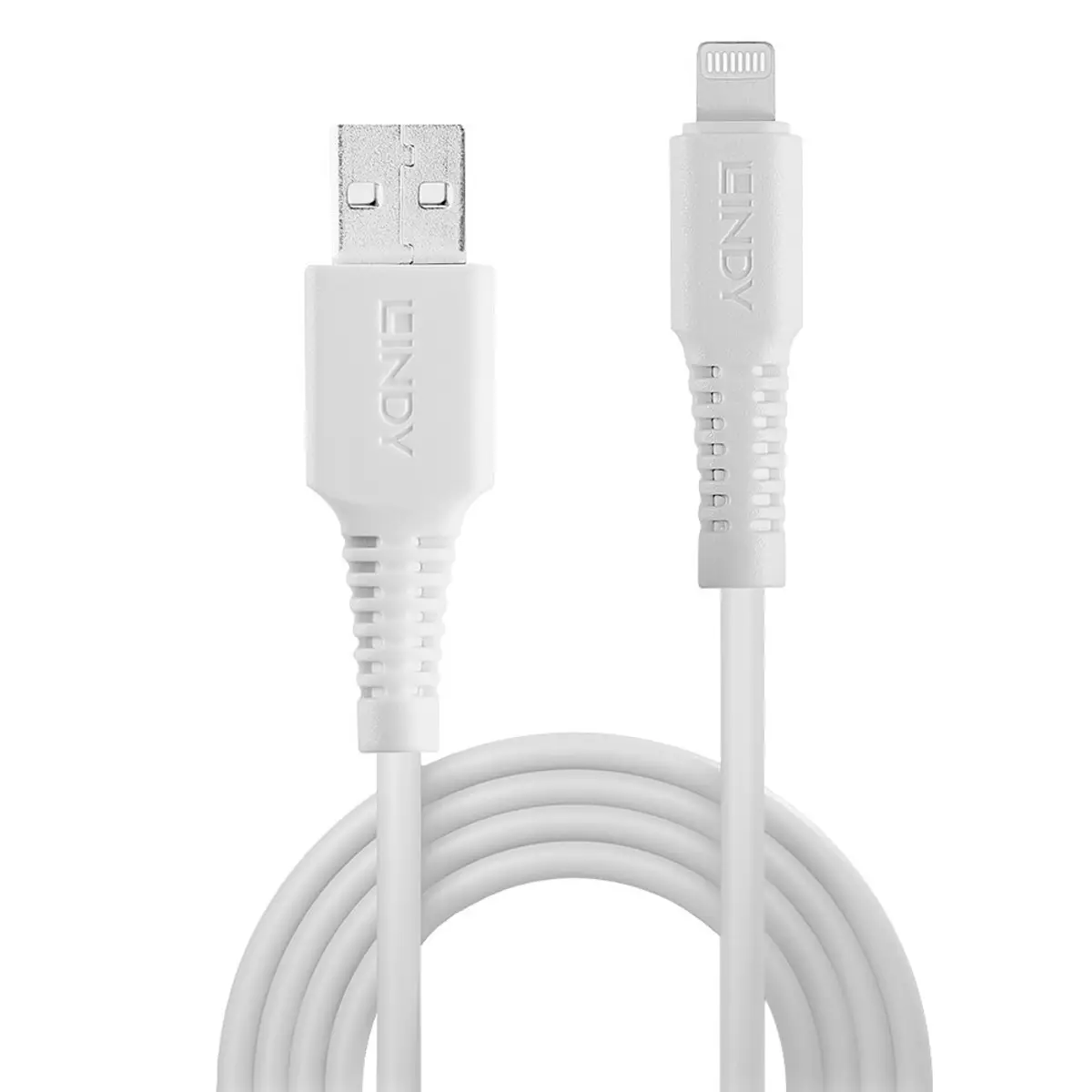 Lightning-Kabel Lightning/USB-A Stecker/Stecker Weiß 2m