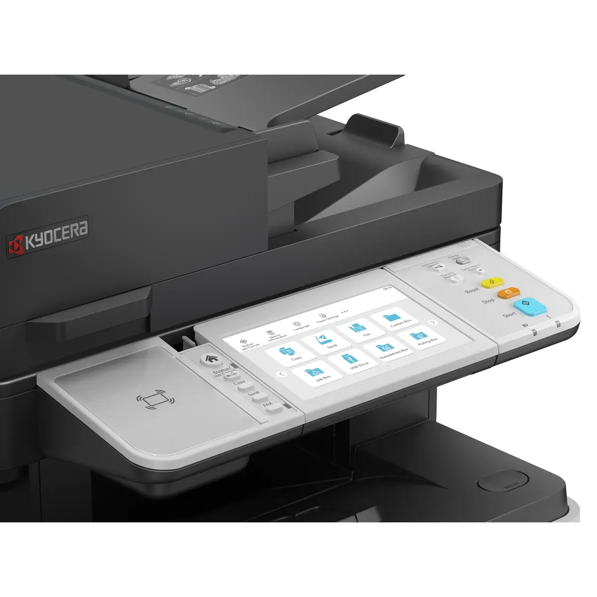 ECOSYS MA6000ifx Drucker s/w Duplex Laser A4/Legal 1200 x 1200 dpi bis zu 60 Seiten/Min. Kapazität: 600 Blätter USB 2.0 Gigabit LAN USB-Host