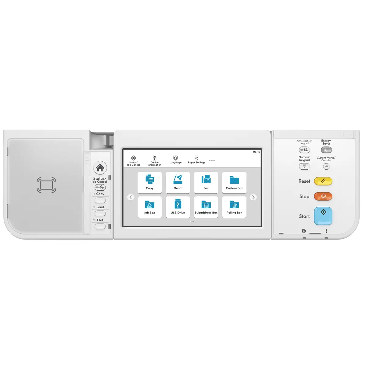 ECOSYS MA6000ifx Drucker s/w Duplex Laser A4/Legal 1200 x 1200 dpi bis zu 60 Seiten/Min. Kapazität: 600 Blätter USB 2.0 Gigabit LAN USB-Host