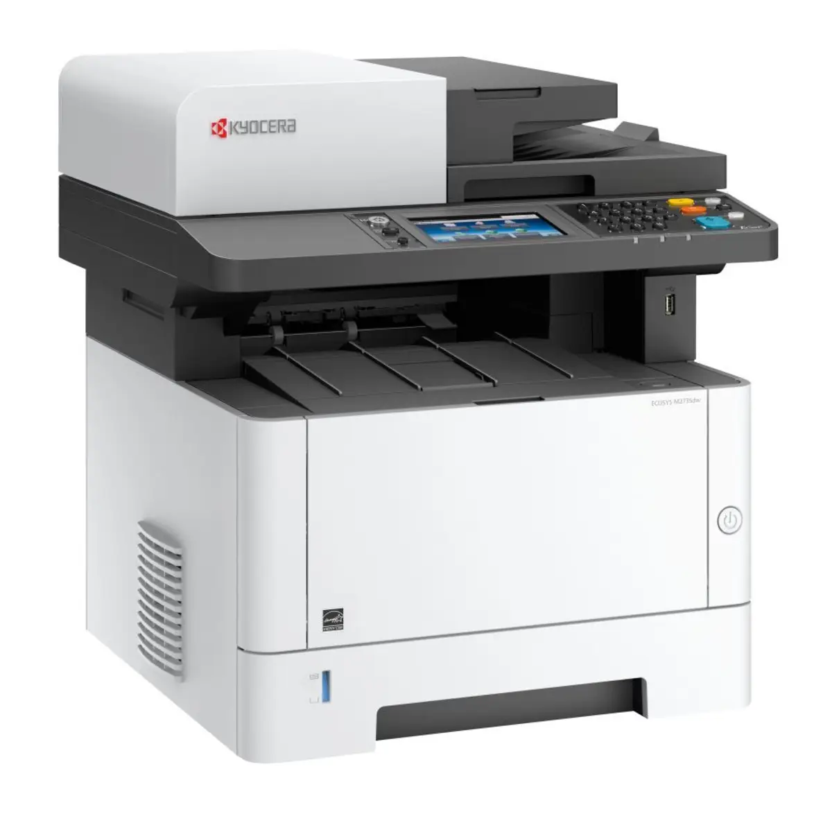 ECOSYS M2735dw Multifunktionsdrucker s/w Laser Legal (216 x 356 mm) A4 (210 x 297 mm) (Original) A4/Legal (Medien) bis zu 35 Seiten/Min. (Drucken) 350 Blatt 33.6 Kbps USB 2.0 Gigabit LAN USB-Host Wi-Fi