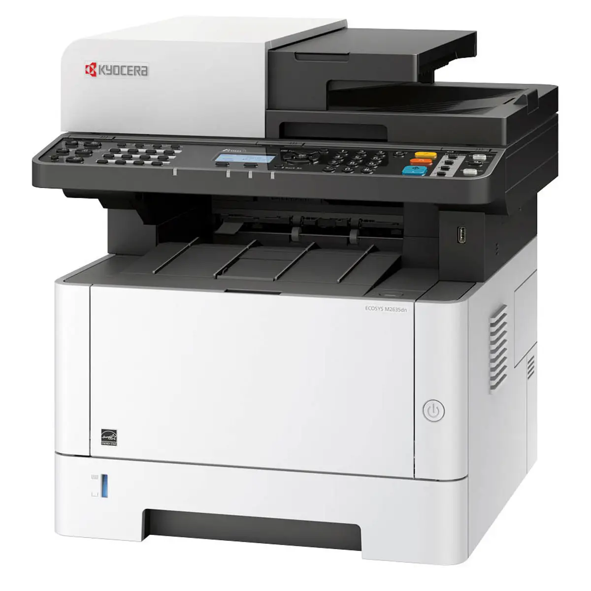 ECOSYS M2635dn Multifunktionsdrucker s/w Laser A4 (210 x 297 mm) Legal (216 x 356 mm) (Original) A4/Legal (Medien) bis zu 35 Seiten/Min. (Drucken) 350 Blatt 33.6 Kbps USB 2.0 Gigabit LAN USB-Host mit 3