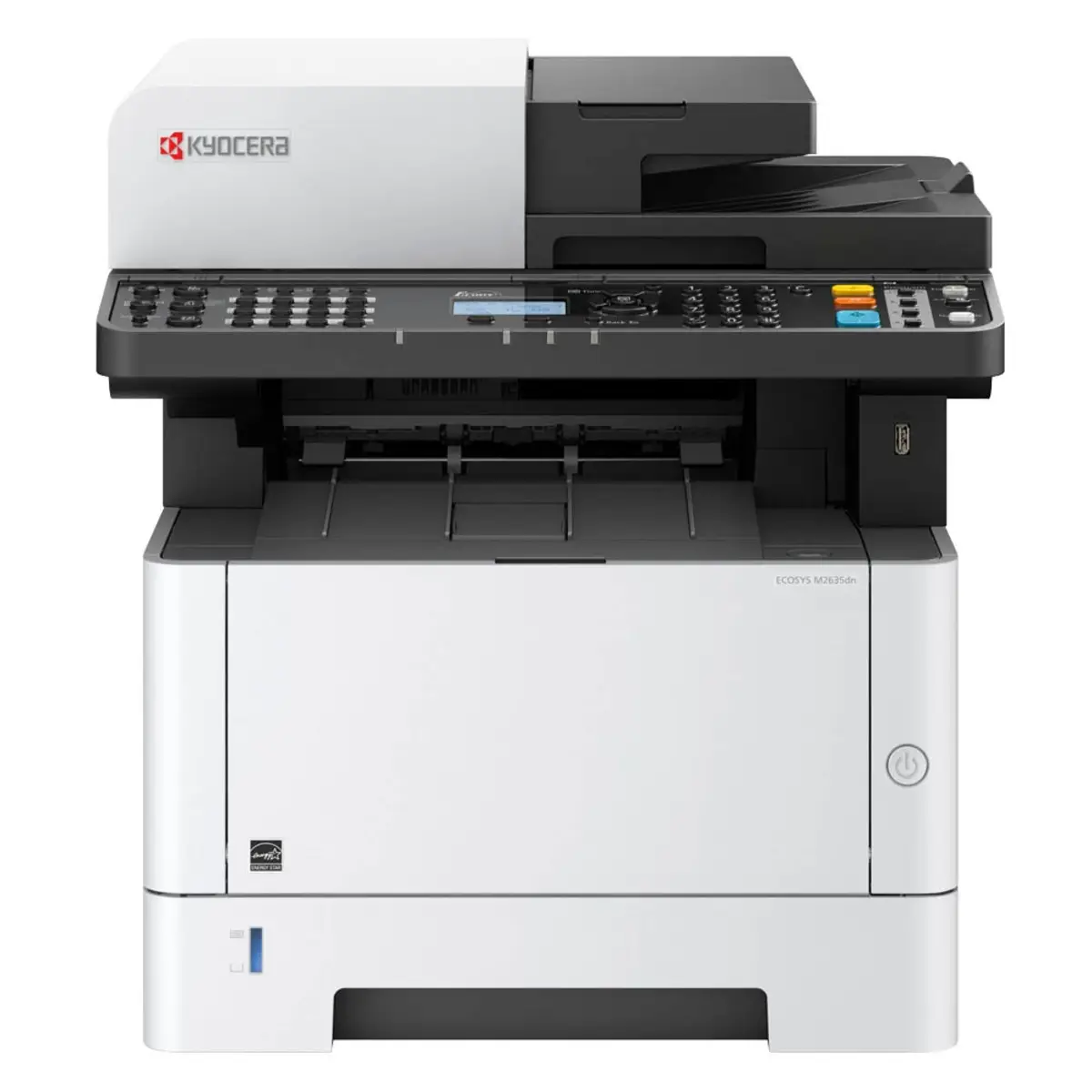 ECOSYS M2635dn Multifunktionsdrucker s/w Laser A4 (210 x 297 mm) Legal (216 x 356 mm) (Original) A4/Legal (Medien) bis zu 35 Seiten/Min. (Drucken) 350 Blatt 33.6 Kbps USB 2.0 Gigabit LAN USB-Host mit 3