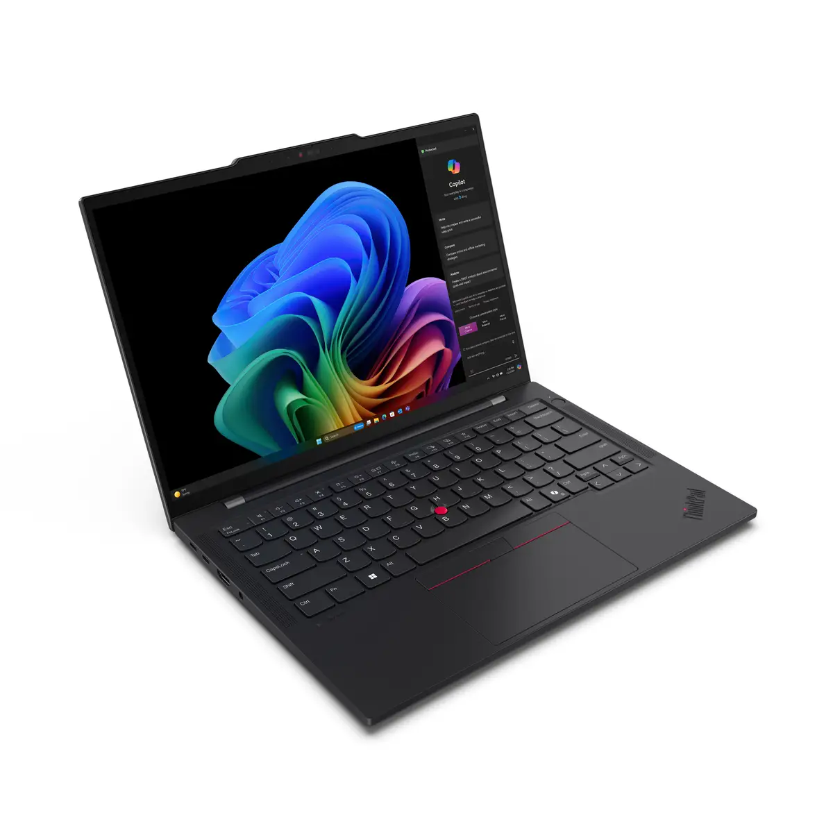 ThinkPad T14s Qualcomm Snapdragon X1E-78-100 Laptop 35,6 cm (14") WUXGA 32 GB LPDDR5x-SDRAM 1 TB SSD Wi-Fi 7 (802.11be) Windows 11 Pro Schwarz