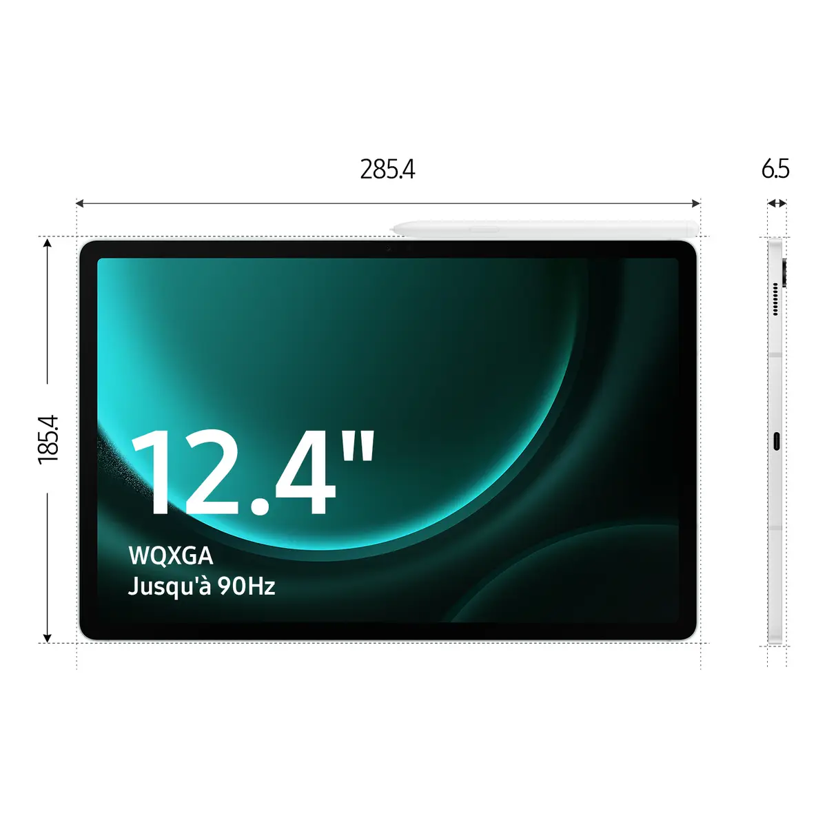 X610N Galaxy Tab S9 FE+ Wi-Fi 128 GB (Gray)