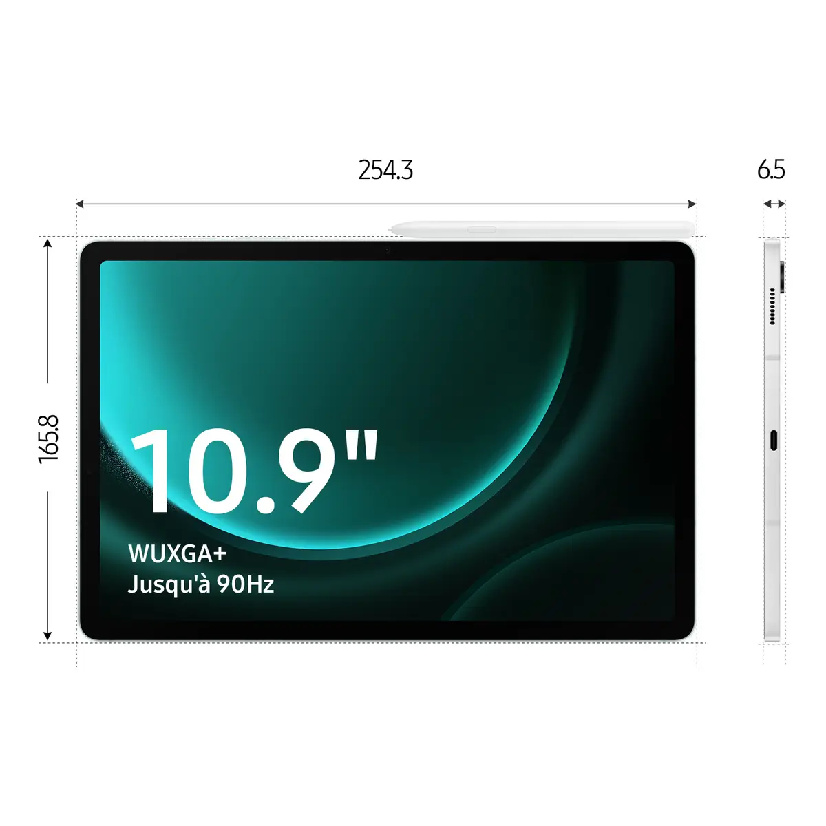 X510N Galaxy Tab S9 FE Wi-Fi 128 GB (Silver)