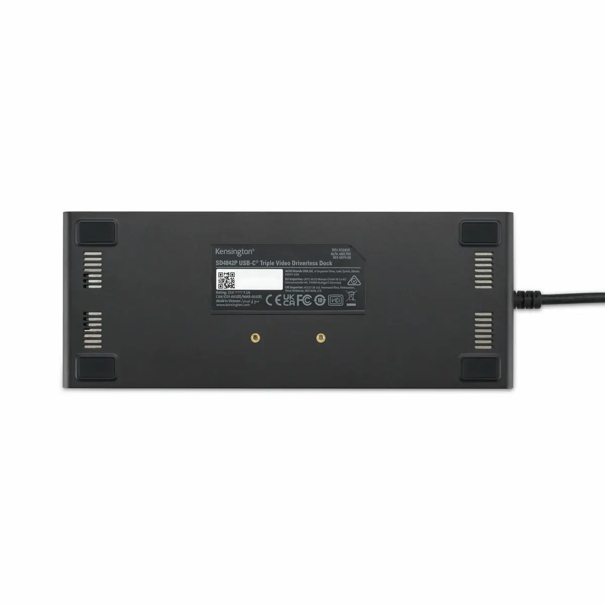 SD4842P Dockingstation USB-C/USB4/Thunderbolt 3/Thunderbolt 4 2 x HDMI DP 1GbE