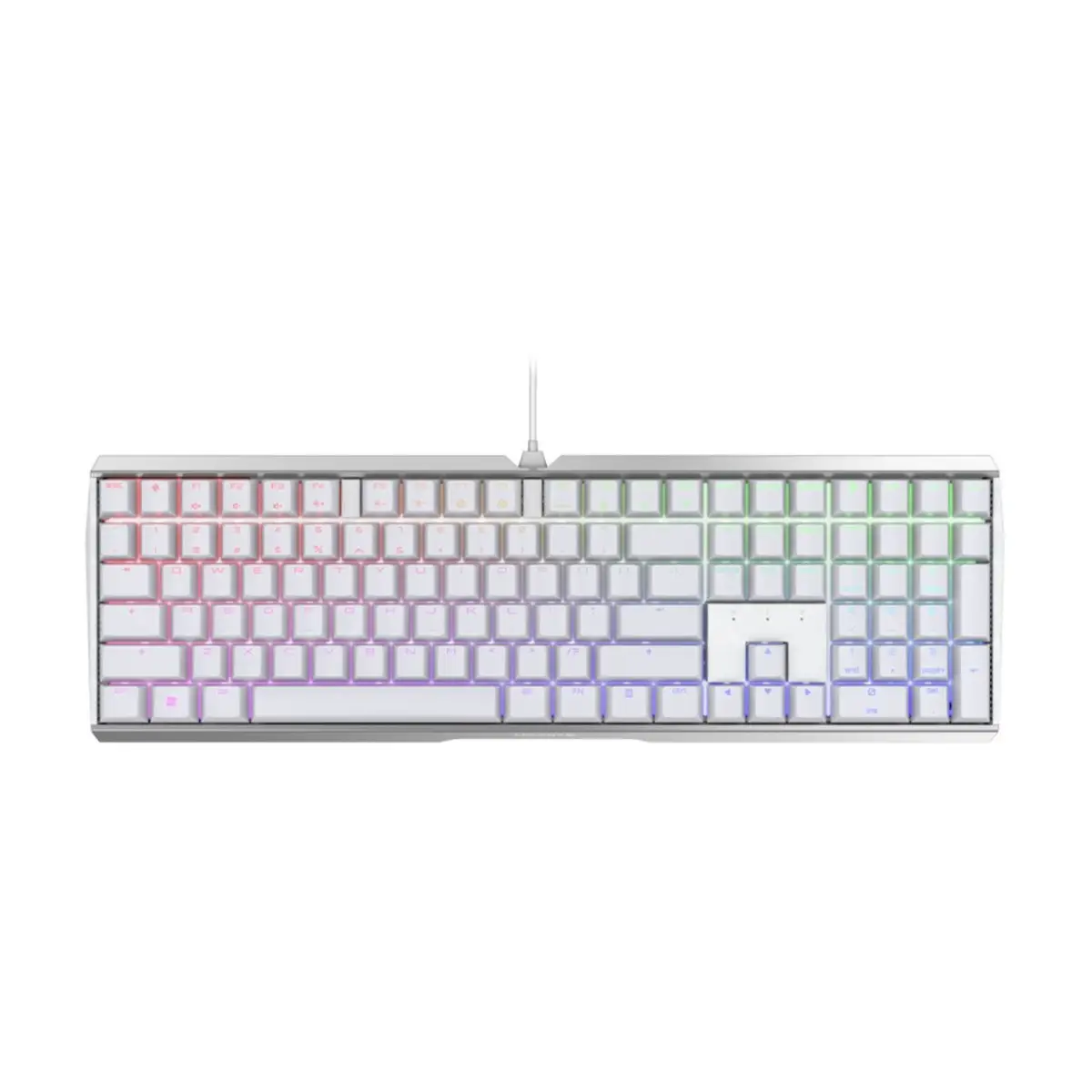 MX 3.0S RGB Tastatur Gaming USB QWERTZ Deutsch Weiß