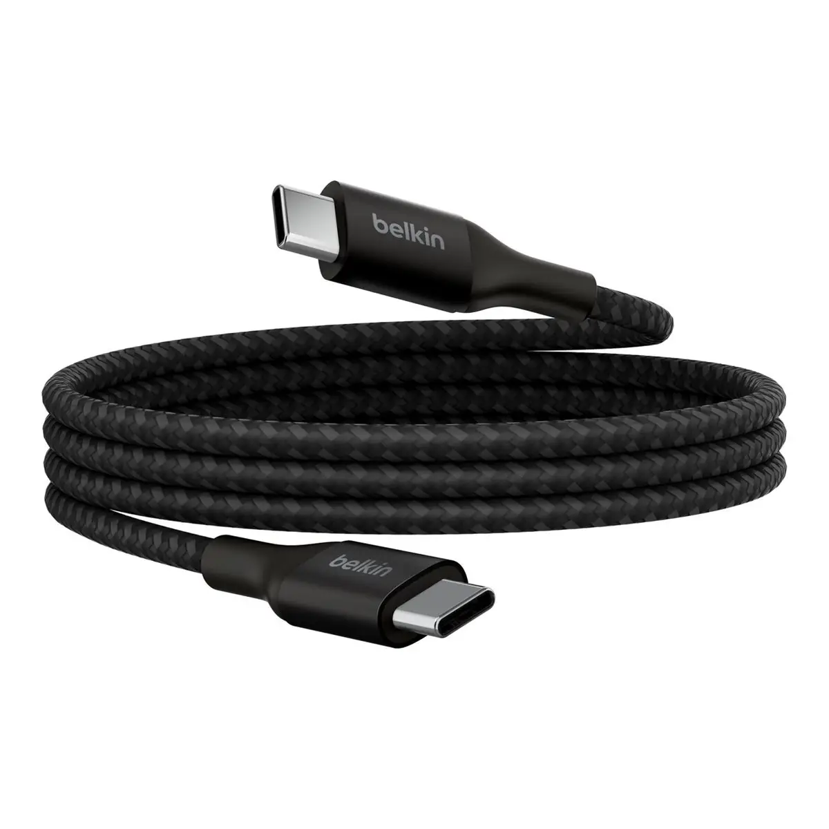 Boostcharge USB-Kabel 24 pin USB-C (M) zu 24 pin USB-C (M) USB 2.0 1 m unterstützt bis zu 240 W Spannungsversorgung Schwarz