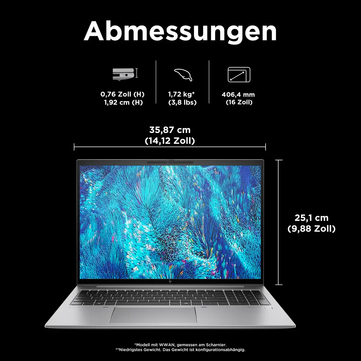 ZBook Firefly Intel Core Ultra 7 32GB 1000GB 40,6cm 1920x1200 W11P