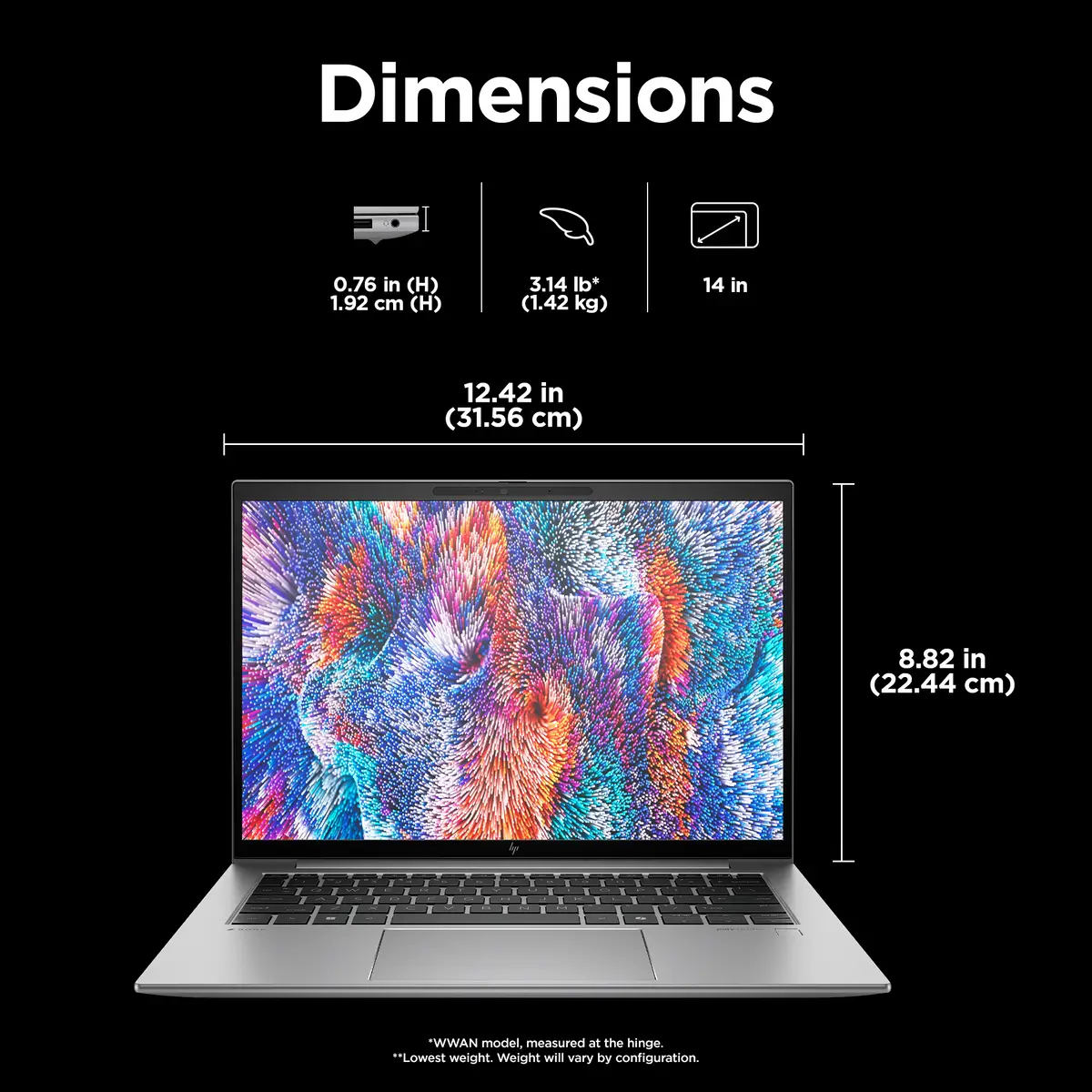 ZBook Firefly 14 G11 AMD Ryzen 7 32GB 1TB 1920x1200 W11P