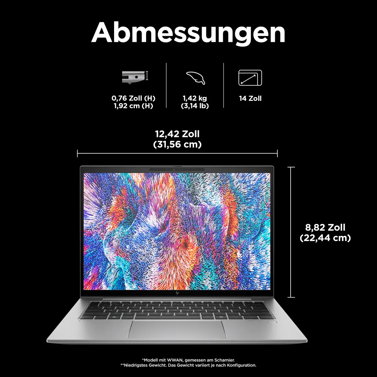 ZBook Firefly 14 G11 AMD Ryzen 7 32GB 1TB 1920x1200 W11P