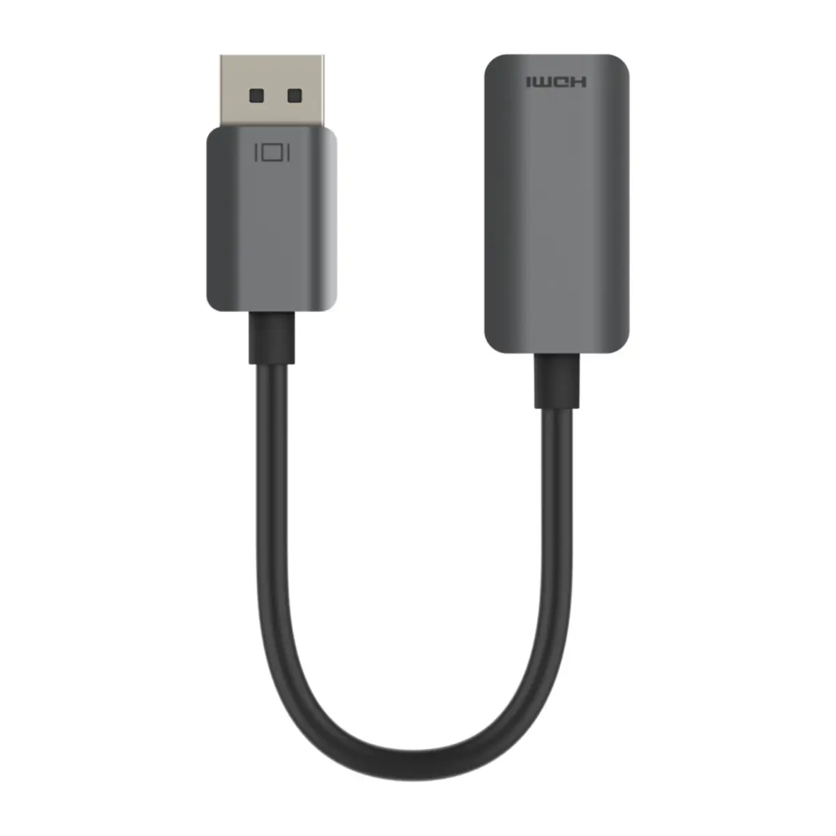 Videoadapter DisplayPort männlich zu HDMI weiblich 22.05 cm Schwarz aktiv