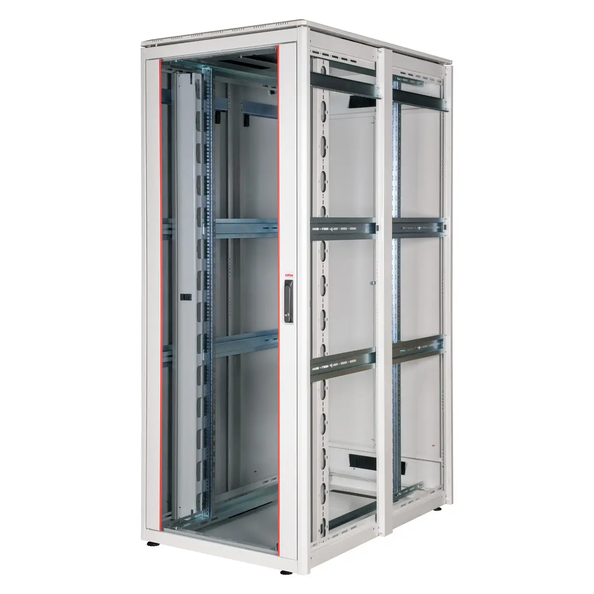 48,26cm (19") Netzwerkschrank Pro 42 HE 800x1200 BxT Glastur grau