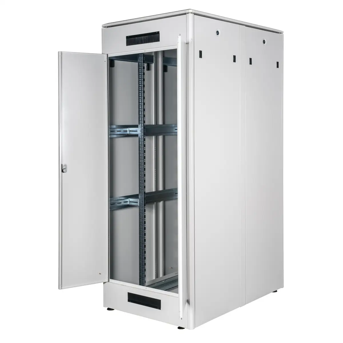48,26cm (19") Netzwerkschrank Pro 42 HE 800x1200 BxT Glastur grau