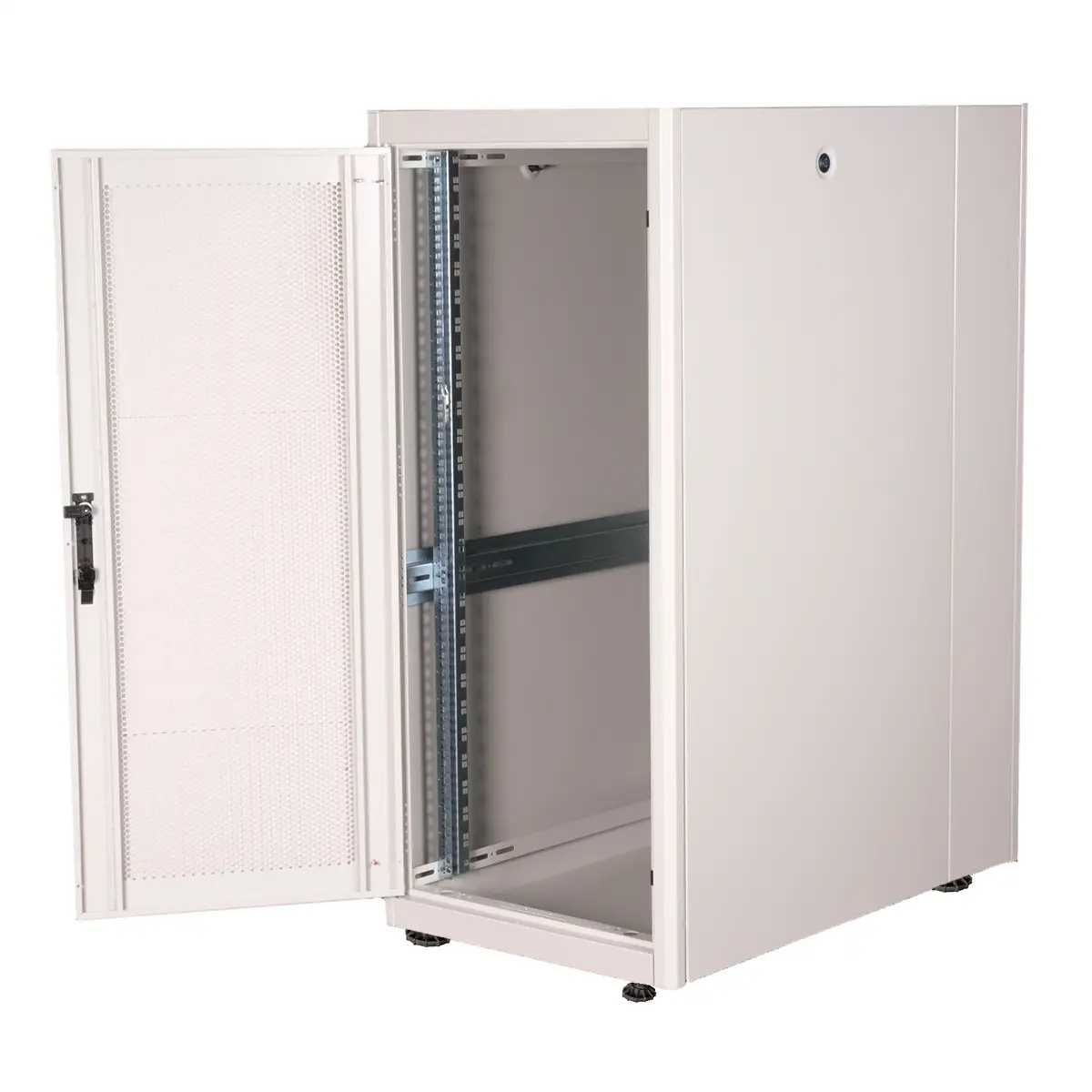 48,26cm (19") Serverschrank Basic 26 HE 600x1000 BxT perforiert grau
