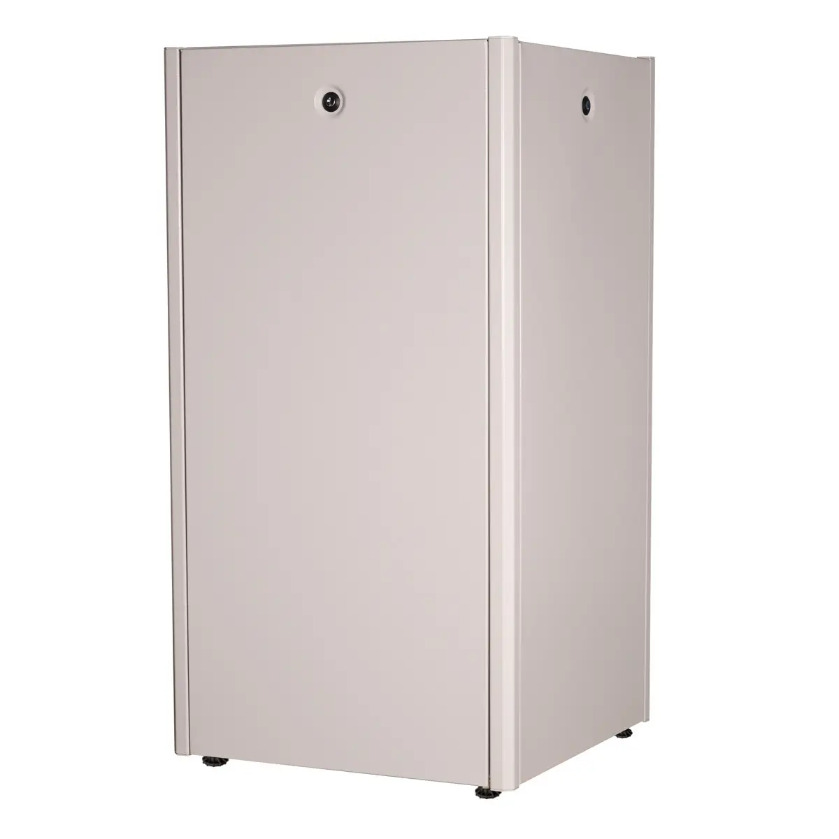 48,26cm (19") Netzwerkschrank Basic 22 HE 600x600 BxT Glastur grau