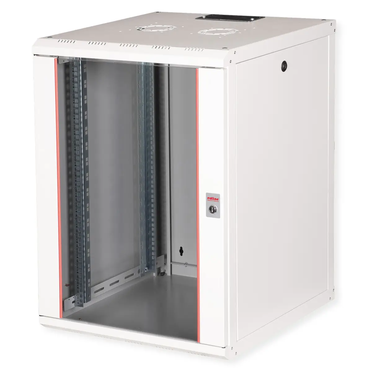 48,26cm (19") Wandgehäuse Pro 16 HE 600x600 BxT zweiteilig schwenkbar grau