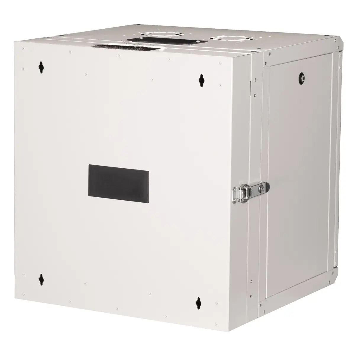 48,26cm (19") Wandgehäuse Pro 12 HE 600x600 BxT zweiteilig schwenkbar grau
