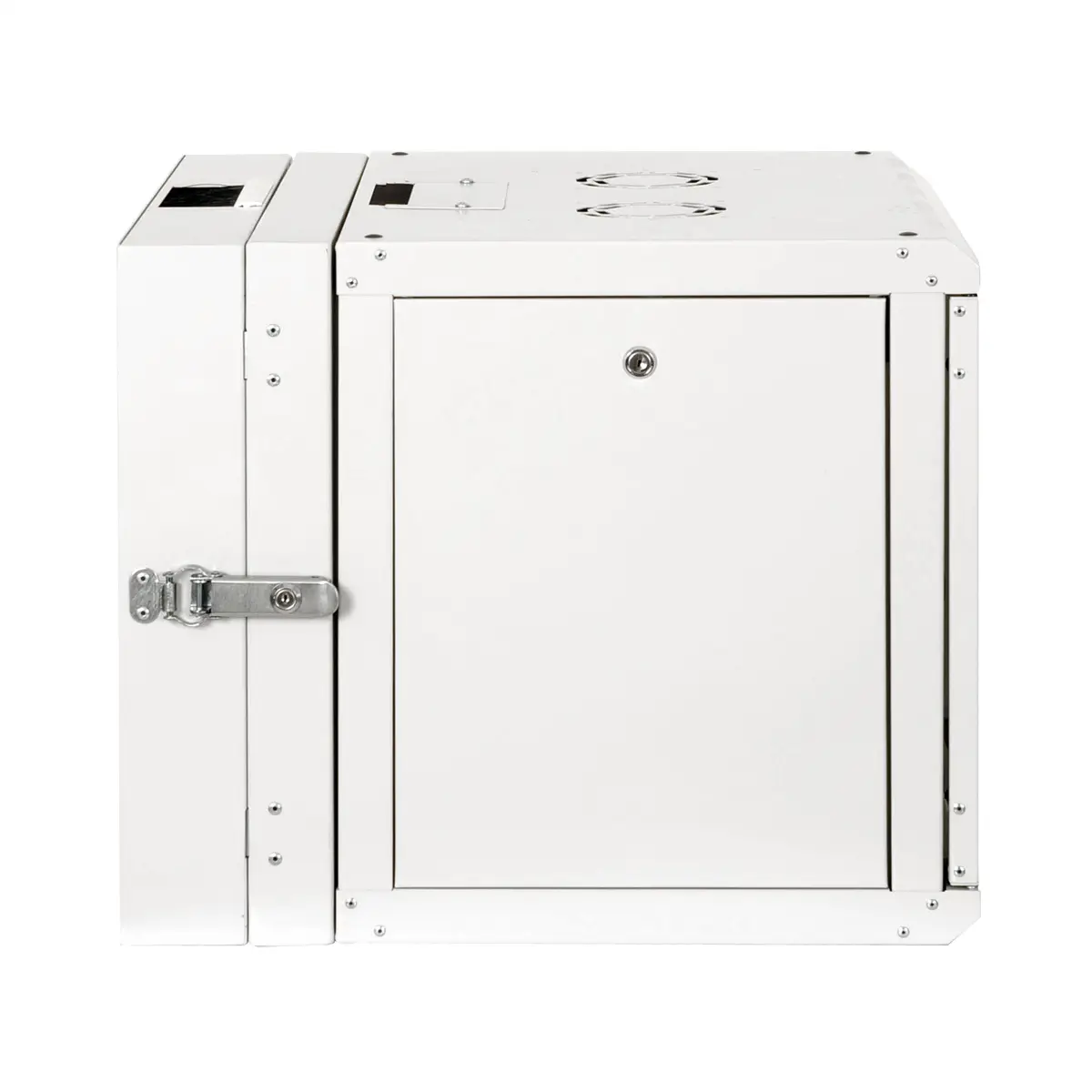 48,26cm (19") Wandgehäuse Pro 9 HE 600x600 BxT zweiteilig schwenkbar grau