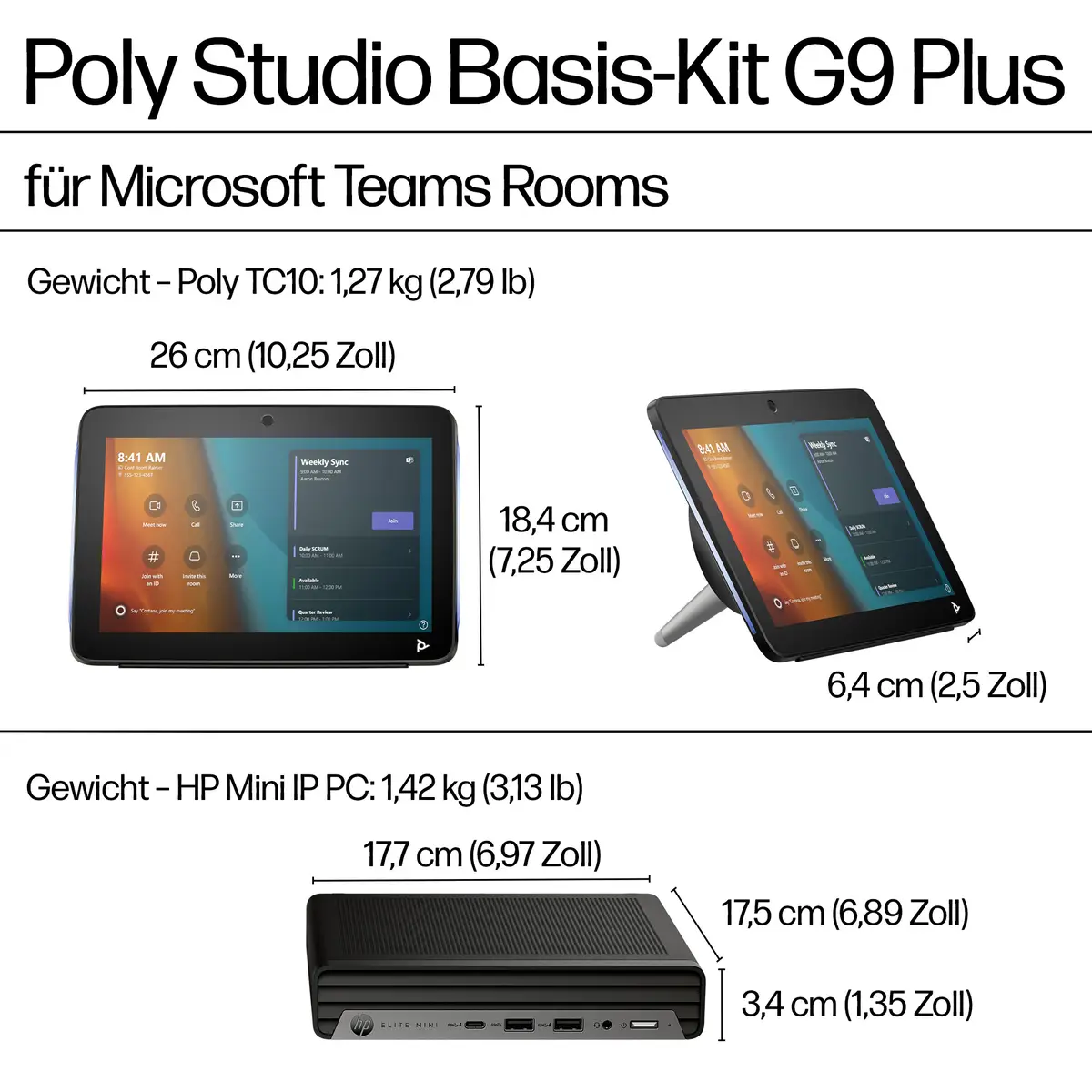 Poly Studio Base Kit G9 Plus inkl. TC10