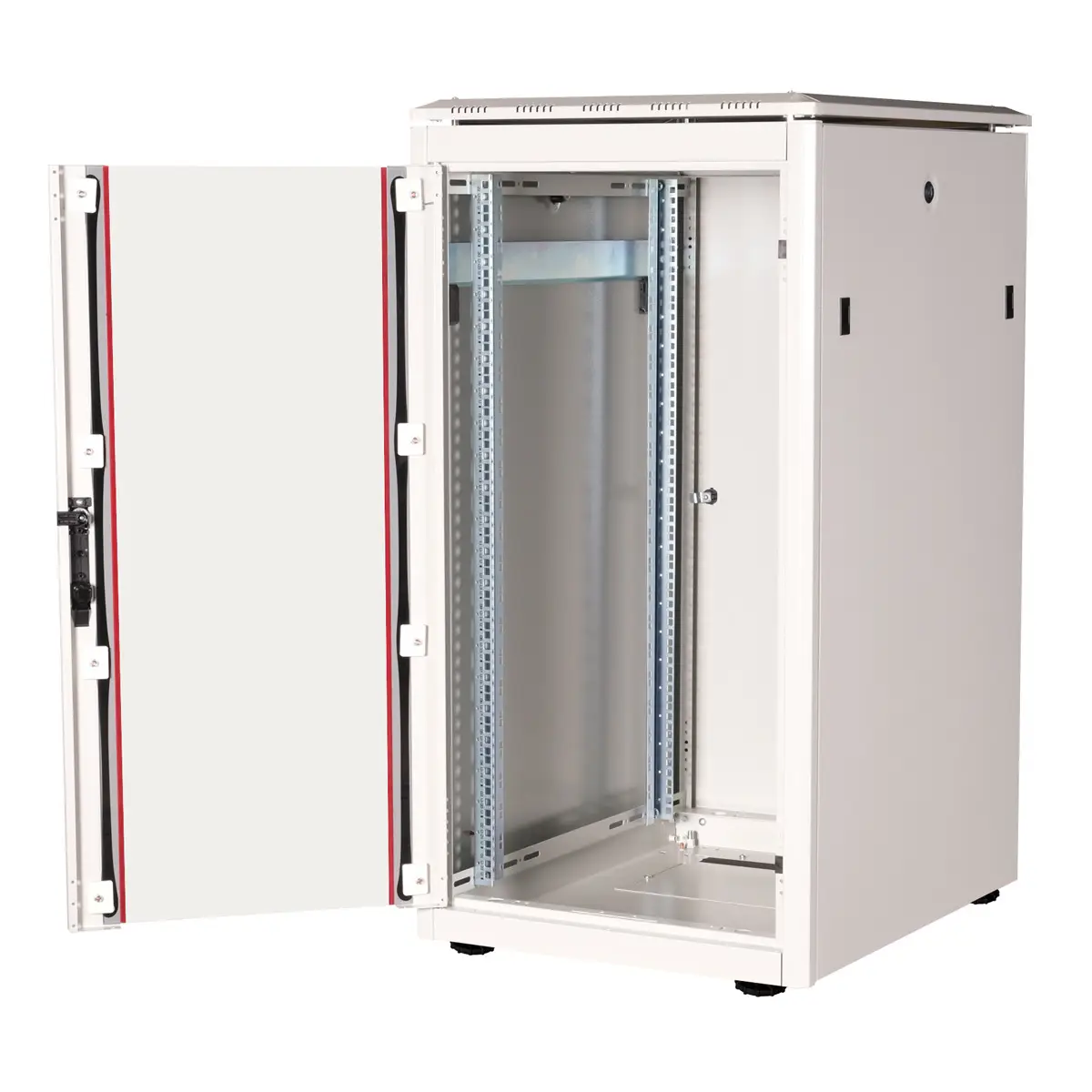48,26cm (19") Netzwerkschrank Pro 22 HE 600x800 BxT Glastur grau