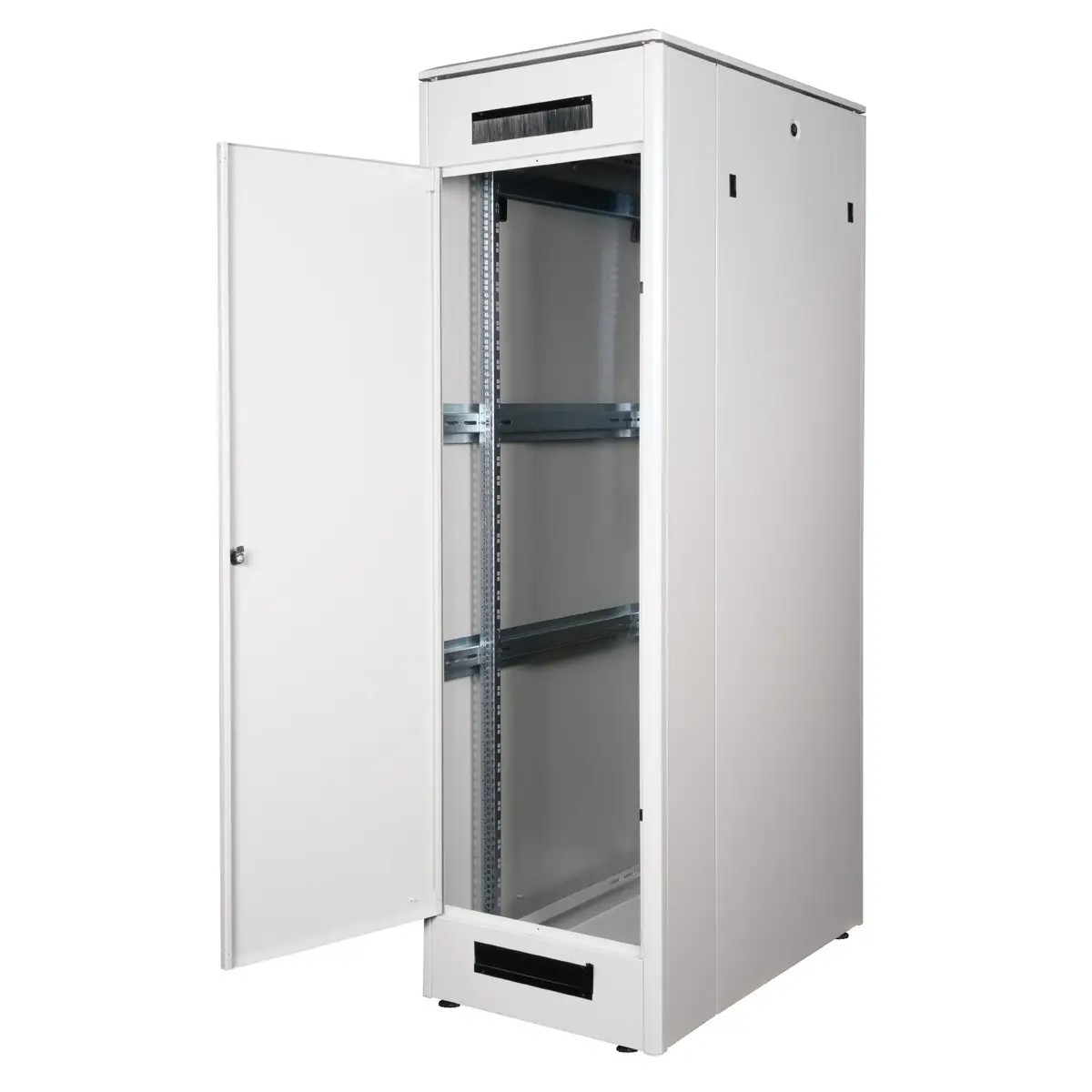 48,26cm (19") Netzwerkschrank Pro 42 HE 600x1000 BxT Glastur grau