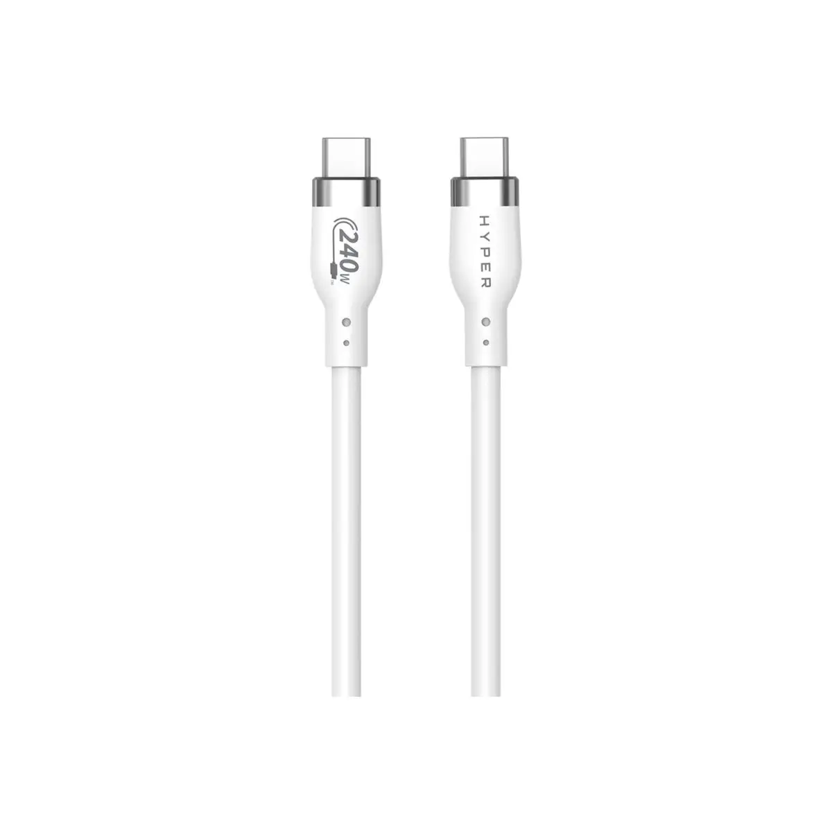 HyperJuice USB-Kabel 24 pin USB-C (M) zu 24 pin USB-C (M) USB 2.0 1 m weiß