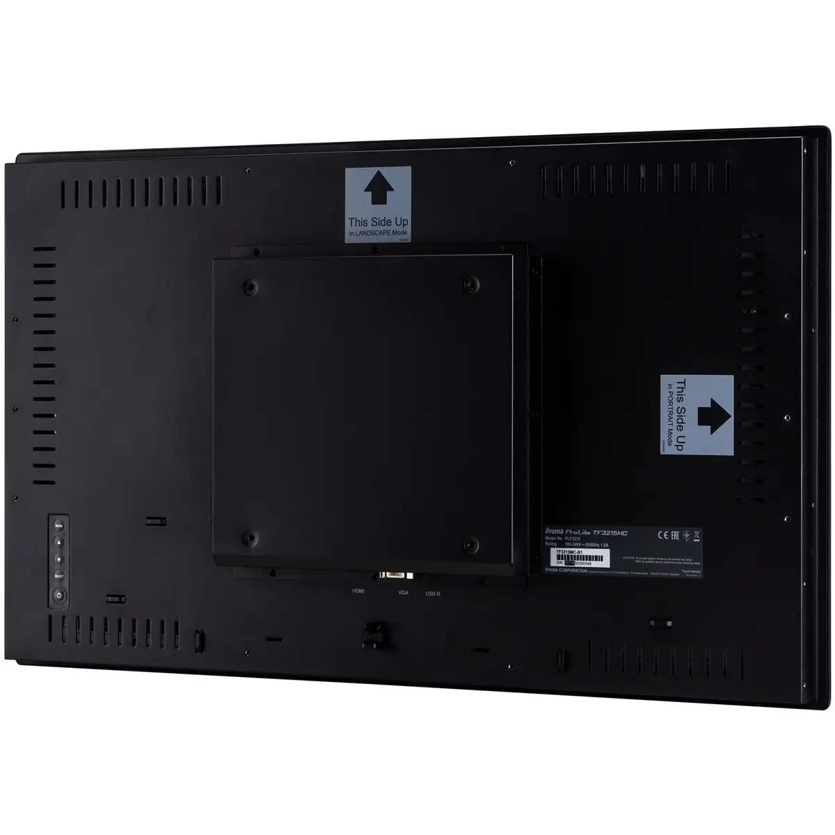 ProLite TF3215MC-B2AG computer monitor 80 cm 31,5" 1920x1080 pixels FHD LED Touchscreen VA, 500 cd/m², 8 ms, 16:9, Touch technology projective capacitive, VGA, HDMI, DP, Black