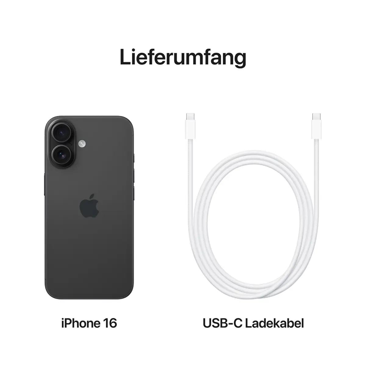 iPhone 16 128GB Schwarz