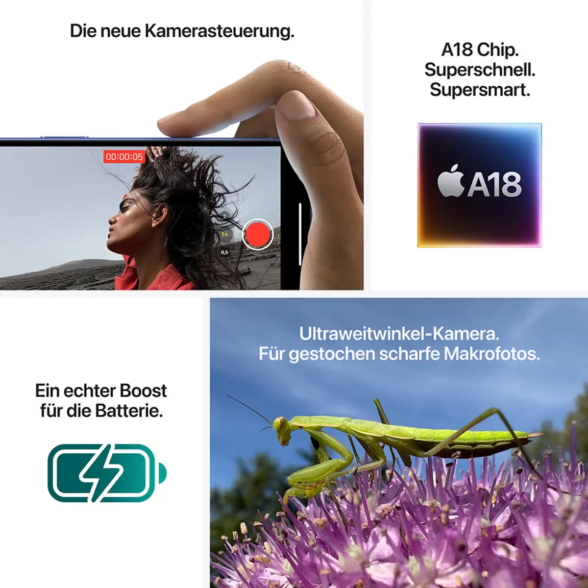 iPhone 16 Plus 128GB Grün
