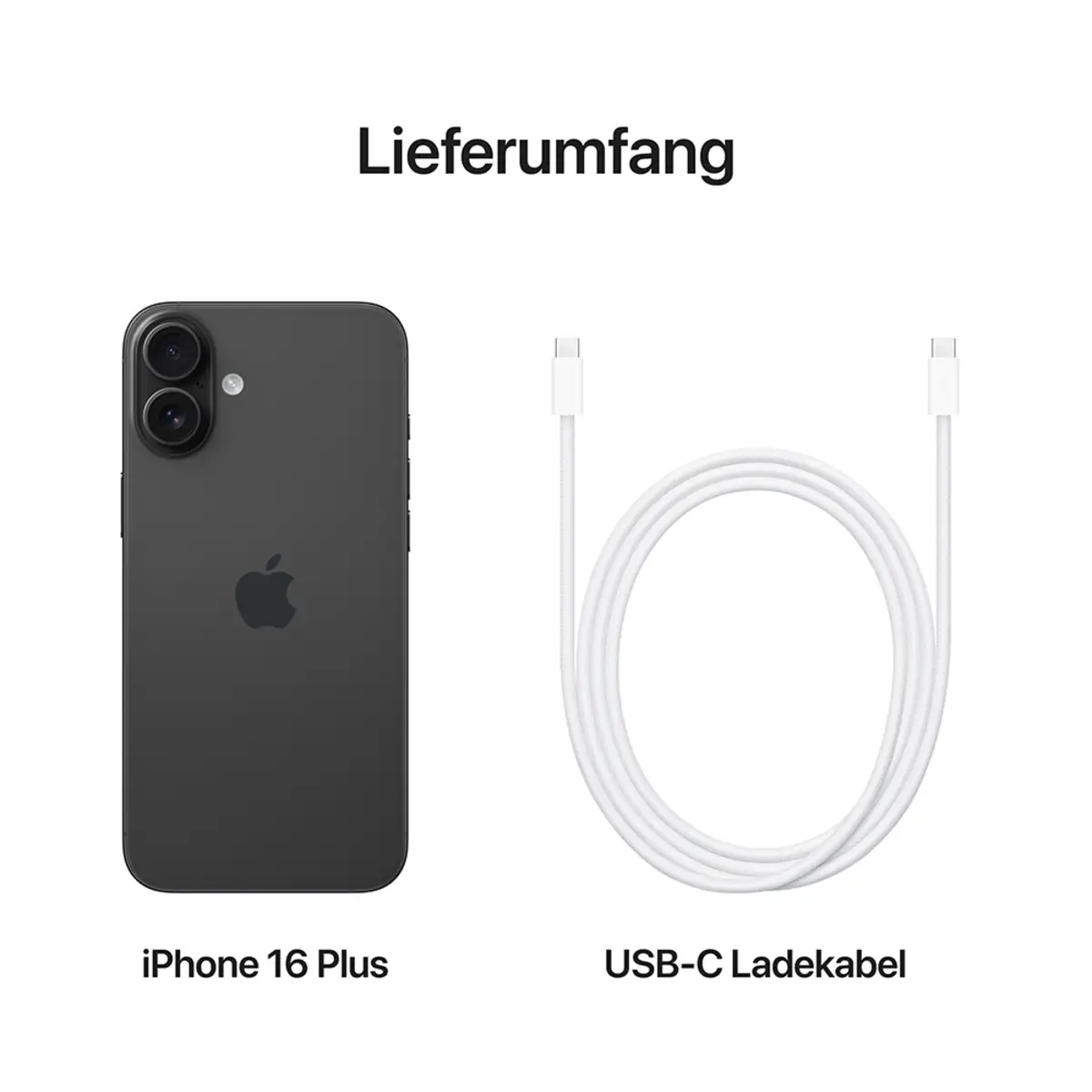 iPhone 16 Plus 256GB Schwarz