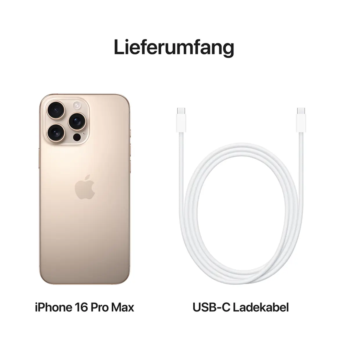 iPhone 16 Pro Max 1TB Titan Wüstensand