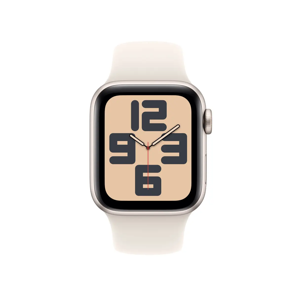 Apple Watch SE GPS 40mm Starlight Aluminium Case with Starlight Sport Band, S/M
