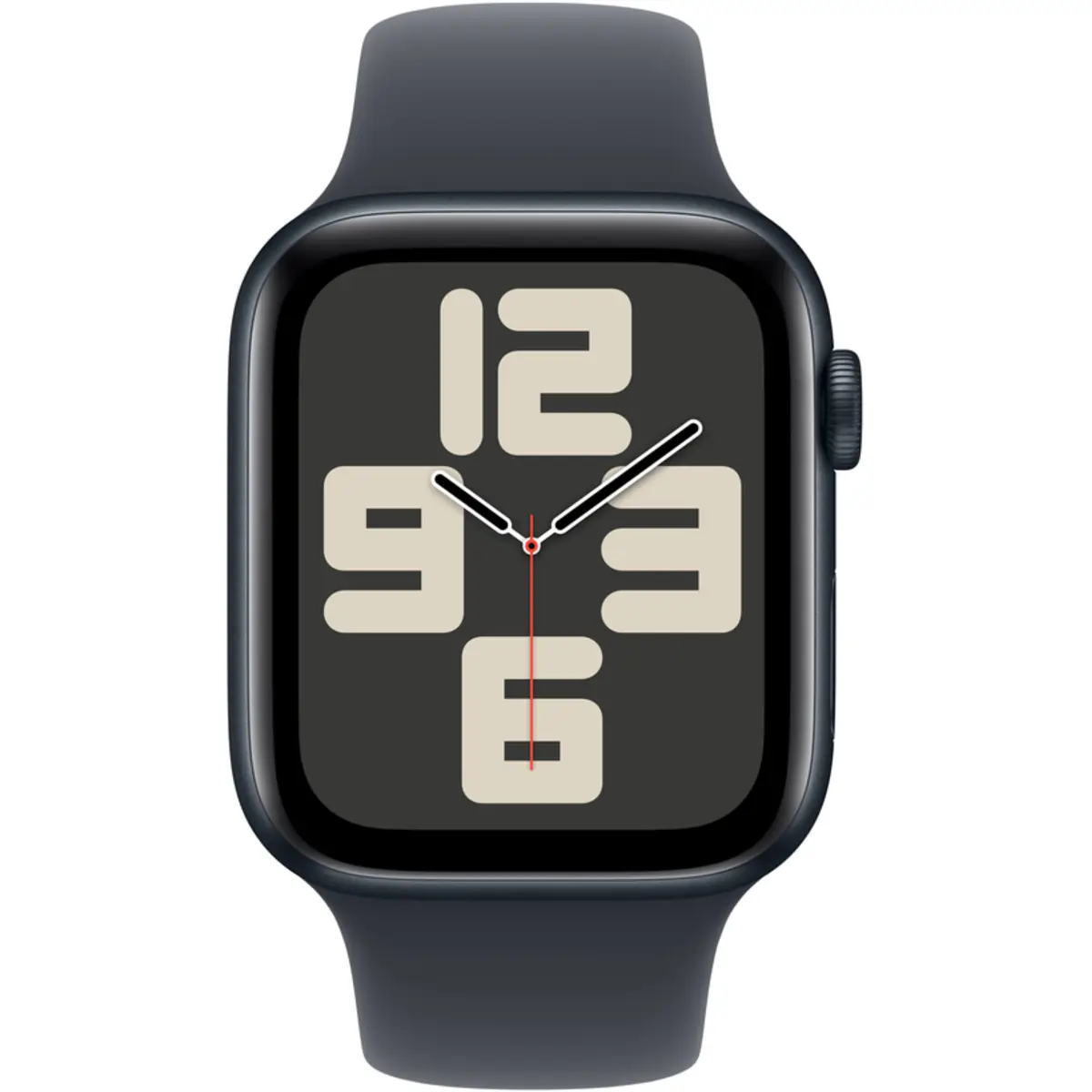 Apple Watch SE GPS 44mm Midnight Aluminium Case with Midnight Sport Band, S/M