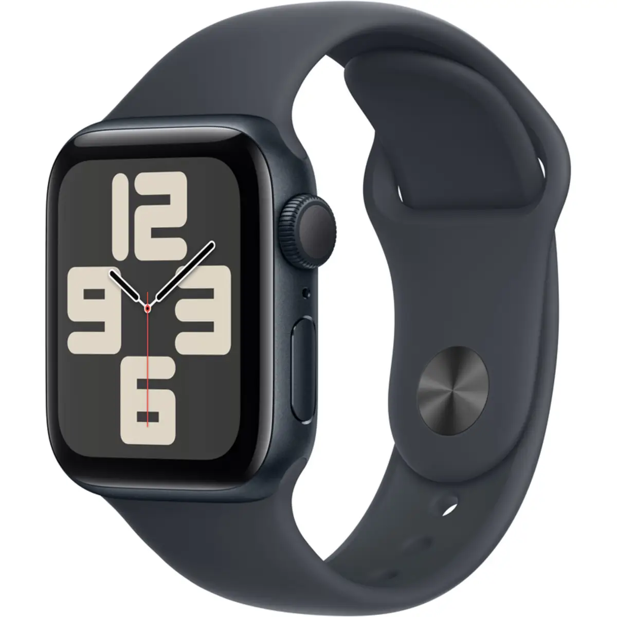 Apple Watch SE GPS 44mm Midnight Aluminium Case with Midnight Sport Band, M/L
