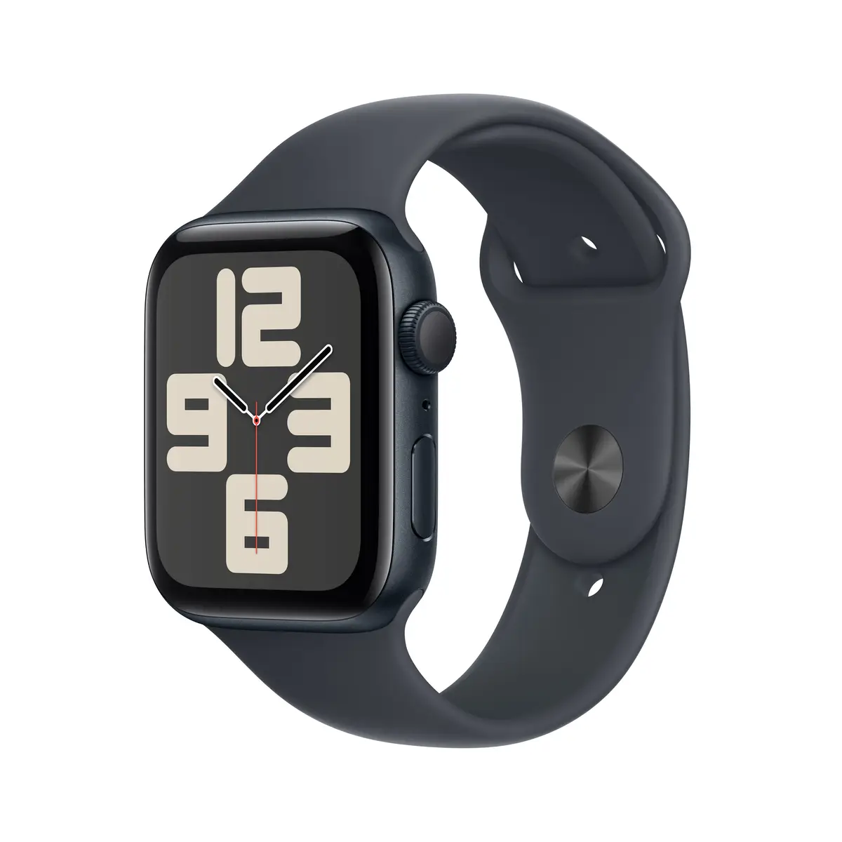 Apple Watch SE GPS 44mm Midnight Aluminium Case with Midnight Sport Band, M/L