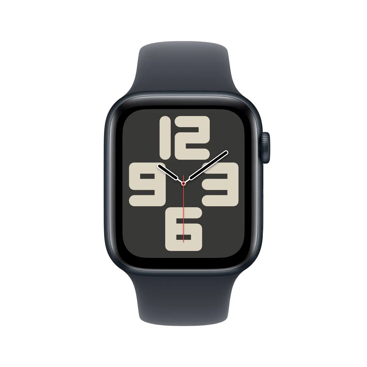 Apple Watch SE GPS 44mm Midnight Aluminium Case with Midnight Sport Band, M/L