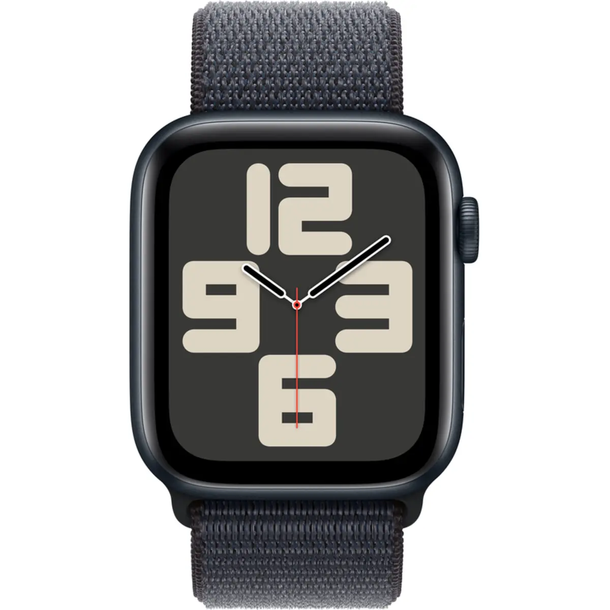 Apple Watch SE GPS 44mm Midnight Aluminium Case with Ink Sport Loop