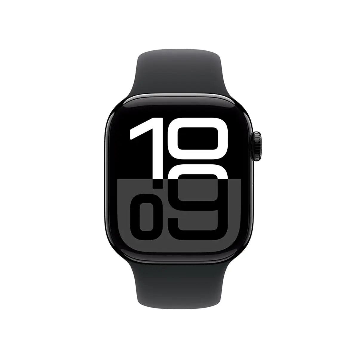 Apple Watch Series 10 GPS 42mm Jet Black Aluminium Case with Black Sport Band, S/M
