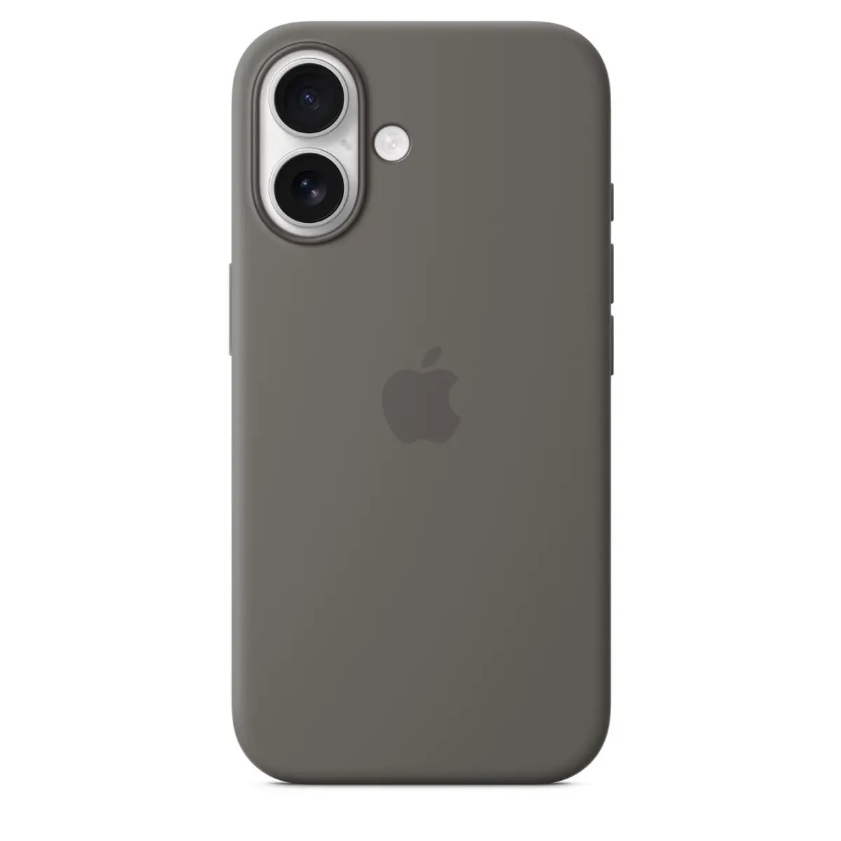 iPhone 16 Silicone Case with MagSafe, Stone Gray