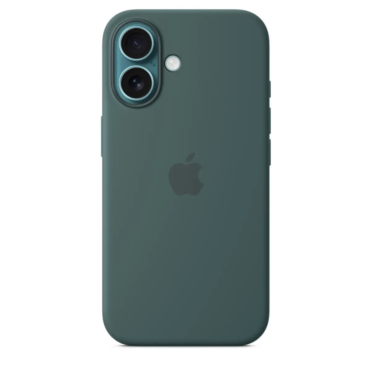 iPhone 16 Silicone Case with MagSafe, Lake Green