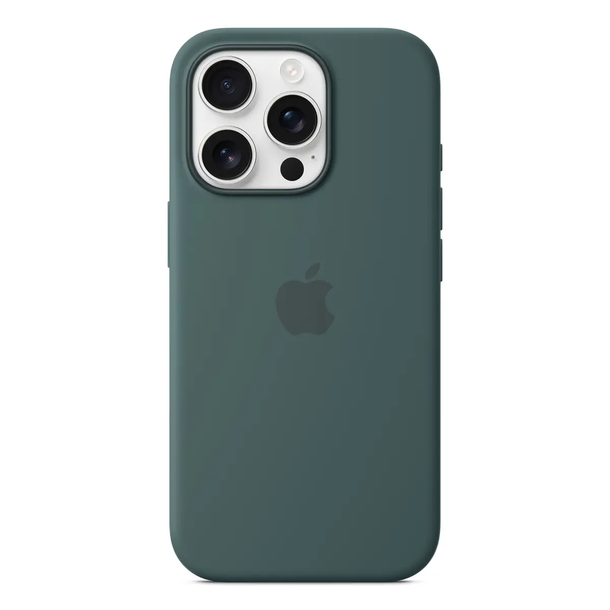 iPhone 16 Pro Silicone Case with MagSafe, Lake Green