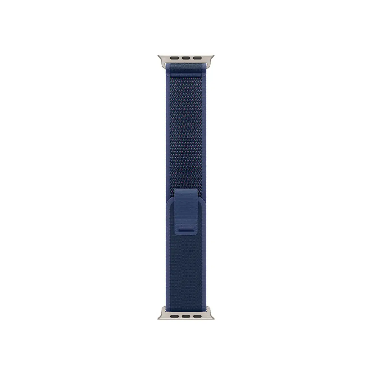 49mm Blue Trail Loop - M/L, Natural Titanium Finish