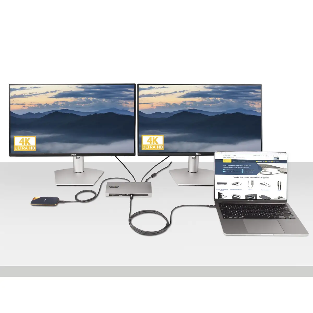 StarTech Thunderbolt 4 Kabel USB-C/USB-C Stecker/Stecker schwarz 2m
