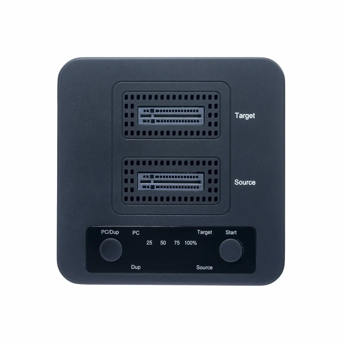 1:1 M.2 NVMe Kopierstation 90GB/m Unabhängiger PCIe SSD Duplicator/Clone Station USB-C 3.2 20Gbps M.2 Dual-Bay Dock NVMe Cloner USB-C/A Kabeln