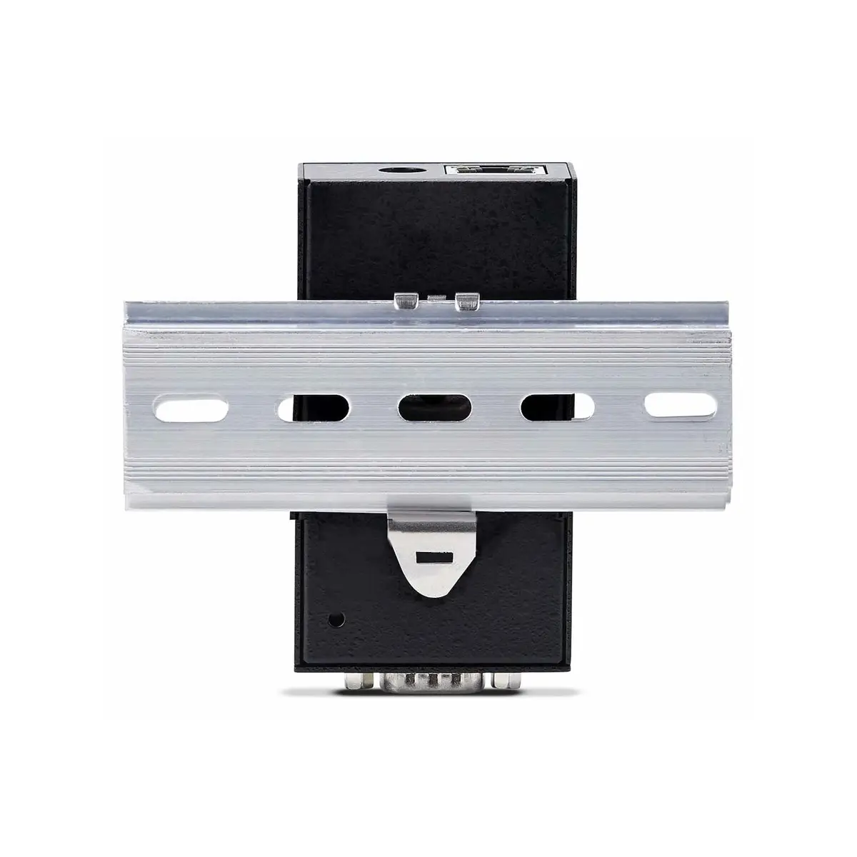 Serial to Ethernet Adapter IP LAN to RS232 DB9 Converter Geräteserver 100Mb LAN RS-232 Wand / DIN-Schienen montierbar TAA-konform