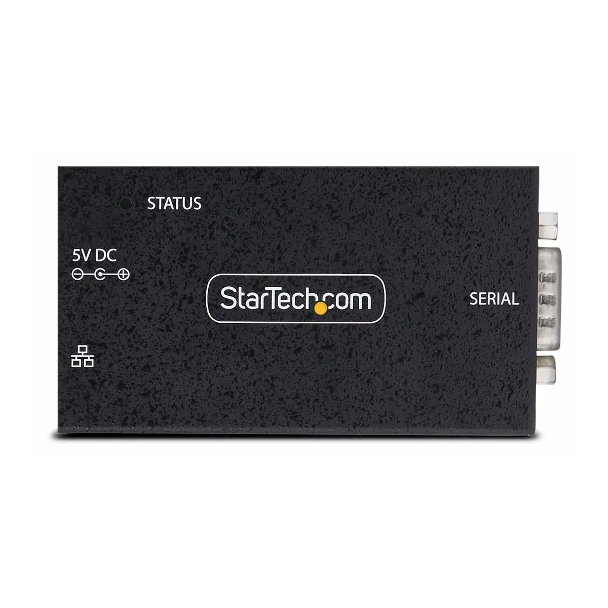 Serial to Ethernet Adapter IP LAN to RS232 DB9 Converter Geräteserver 100Mb LAN RS-232 Wand / DIN-Schienen montierbar TAA-konform